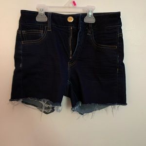Soft dark blue Jean shorts American eagle